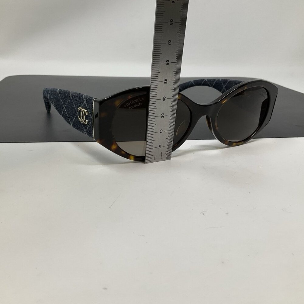 CHANEL 5405-A C 714/S9 Oval Denim Polarized Sunglasses 53 [] 19 140 - Picture 15 of 16